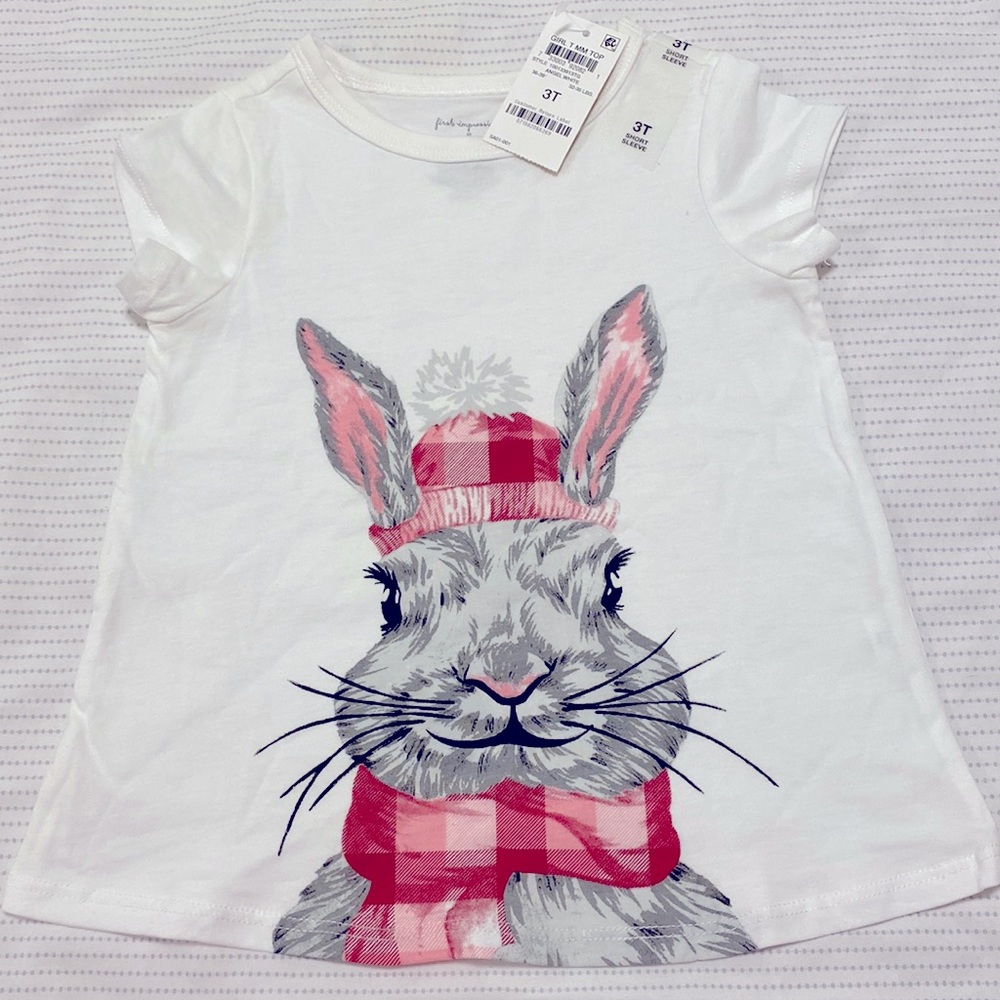 🍋2 for $10🍋 Bunny Tee for Toddler. 3T.